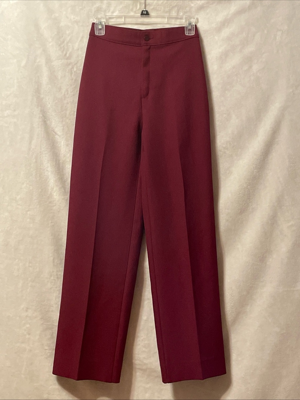 Vintage Levi's Women's Straight-Leg Pants in Wine